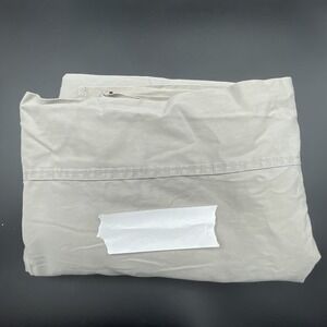 Charisma WrinkleShield Queen Flat Sheet Beige Taupe 100%‎ Cotton